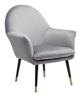 Alexandria Accent Chair in Gray, Black, Gold (339|109048)