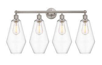 Edison Four Light Bath Vanity in Satin Nickel (405|616-4W-SN-G652-7)