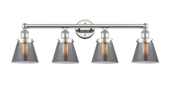 Edison Four Light Bath Vanity in Polished Nickel (405|616-4W-PN-G63)