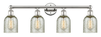 Edison Four Light Bath Vanity in Polished Nickel (405|616-4W-PN-G259)