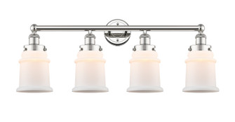 Edison Four Light Bath Vanity in Polished Nickel (405|616-4W-PN-G181)
