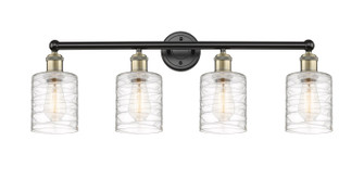 Edison Four Light Bath Vanity in Black Antique Brass (405|616-4W-BAB-G1113)