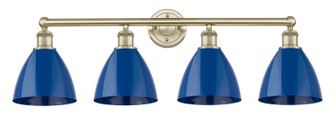 Edison Four Light Bath Vanity in Antique Brass (405|616-4W-AB-MBD-75-BL)