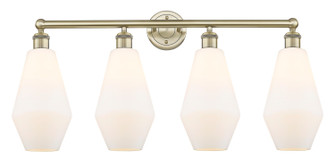 Edison Four Light Bath Vanity in Antique Brass (405|616-4W-AB-G651-7)