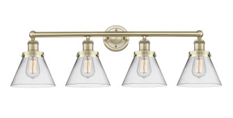 Edison Four Light Bath Vanity in Antique Brass (405|616-4W-AB-G42)