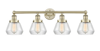 Edison Four Light Bath Vanity in Antique Brass (405|616-4W-AB-G172)