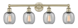 Edison Four Light Bath Vanity in Antique Brass (405|616-4W-AB-G104)