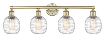 Edison Four Light Bath Vanity in Antique Brass (405|616-4W-AB-G1013)