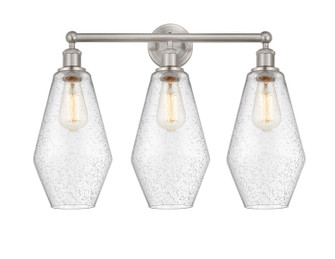 Edison Three Light Bath Vanity in Satin Nickel (405|616-3W-SN-G654-7)