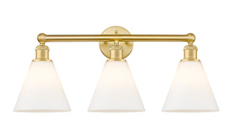 Edison Three Light Bath Vanity in Satin Gold (405|616-3W-SG-GBC-81)