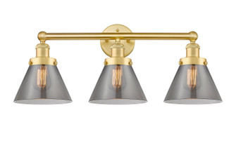Edison Three Light Bath Vanity in Satin Gold (405|616-3W-SG-G43)