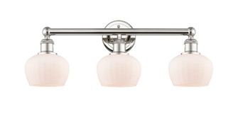 Edison Three Light Bath Vanity in Polished Nickel (405|616-3W-PN-G91)