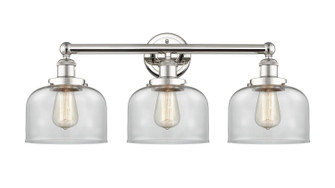 Edison Three Light Bath Vanity in Polished Nickel (405|616-3W-PN-G72)