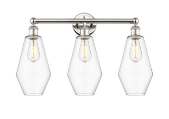 Edison Three Light Bath Vanity in Polished Nickel (405|616-3W-PN-G652-7)