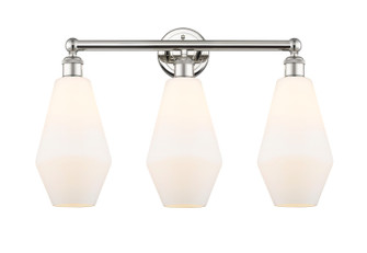 Edison Three Light Bath Vanity in Polished Nickel (405|616-3W-PN-G651-7)