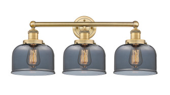 Edison Three Light Bath Vanity in Brushed Brass (405|616-3W-BB-G73)