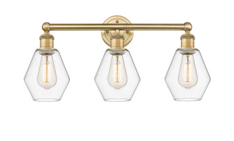 Edison Three Light Bath Vanity in Brushed Brass (405|616-3W-BB-G652-6)