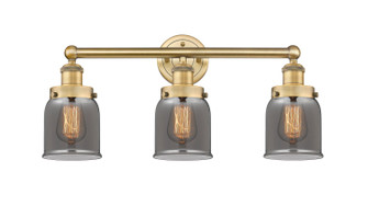 Edison Three Light Bath Vanity in Brushed Brass (405|616-3W-BB-G53)