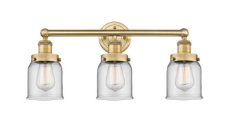 Edison Three Light Bath Vanity in Brushed Brass (405|616-3W-BB-G52)