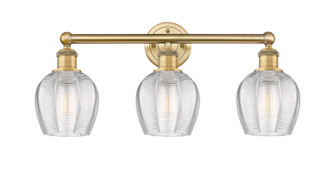 Edison Three Light Bath Vanity in Brushed Brass (405|616-3W-BB-G462-6)