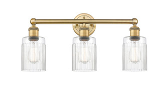 Edison Three Light Bath Vanity in Brushed Brass (405|616-3W-BB-G342)