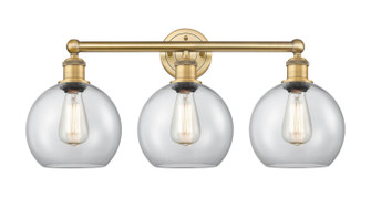 Edison Three Light Bath Vanity in Brushed Brass (405|616-3W-BB-G122-8)