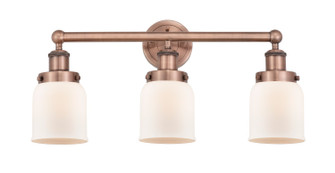 Edison Three Light Bath Vanity in Antique Copper (405|616-3W-AC-G51)