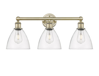 Edison Three Light Bath Vanity in Antique Brass (405|616-3W-AB-GBD-752)