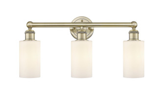 Edison Three Light Bath Vanity in Antique Brass (405|616-3W-AB-G801)