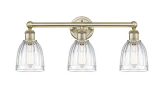 Edison Three Light Bath Vanity in Antique Brass (405|616-3W-AB-G442)