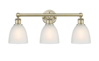 Edison Three Light Bath Vanity in Antique Brass (405|616-3W-AB-G381)