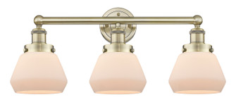 Edison Three Light Bath Vanity in Antique Brass (405|616-3W-AB-G171)