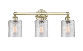 Edison Three Light Bath Vanity in Antique Brass (405|616-3W-AB-G112)