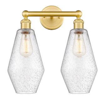 Downtown Urban Two Light Bath Vanity in Satin Gold (405|616-2W-SG-G654-7)