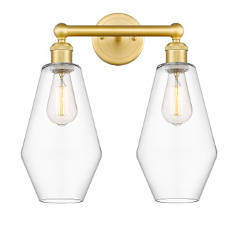 Downtown Urban Two Light Bath Vanity in Satin Gold (405|616-2W-SG-G652-7)