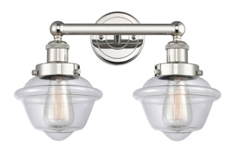 Edison Two Light Bath Vanity in Polished Nickel (405|616-2W-PN-G532)