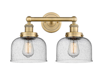 Edison Two Light Bath Vanity in Brushed Brass (405|616-2W-BB-G74)