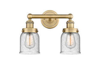 Edison Two Light Bath Vanity in Brushed Brass (405|616-2W-BB-G54)