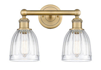 Edison Two Light Bath Vanity in Brushed Brass (405|616-2W-BB-G442)