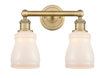 Edison Two Light Bath Vanity in Brushed Brass (405|616-2W-BB-G391)