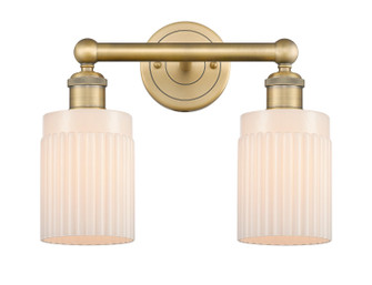 Edison Two Light Bath Vanity in Brushed Brass (405|616-2W-BB-G341)