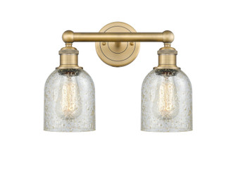 Edison Two Light Bath Vanity in Brushed Brass (405|616-2W-BB-G259)