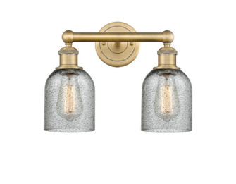 Edison Two Light Bath Vanity in Brushed Brass (405|616-2W-BB-G257)