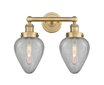 Edison Two Light Bath Vanity in Brushed Brass (405|616-2W-BB-G165)