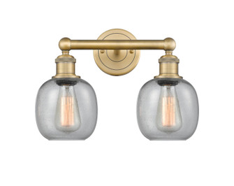 Edison Two Light Bath Vanity in Brushed Brass (405|616-2W-BB-G104)