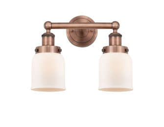 Edison Two Light Bath Vanity in Antique Copper (405|616-2W-AC-G51)