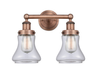 Edison Two Light Bath Vanity in Antique Copper (405|616-2W-AC-G192)