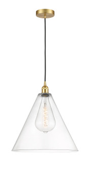 Edison One Light Pendant in Satin Gold (405|616-1P-SG-GBC-162)