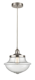 Edison One Light Pendant in Satin Nickel (405|616-1PH-SN-G544)