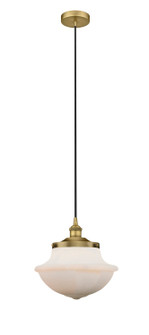 Edison One Light Pendant in Brushed Brass (405|616-1PH-BB-G541)